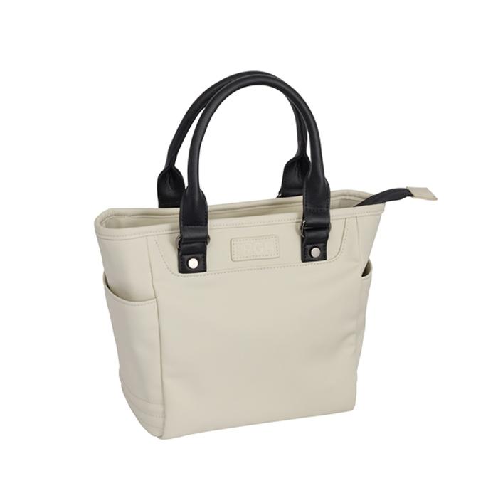 PRGR PREMIUM MODEL MINI TOTE BAG / プロギア プレミアムモデル ミニトートバッグ PMT-111 2025年モデル 全2色(ブラック/アイボリー) ラウンドバッグ 新作の画像