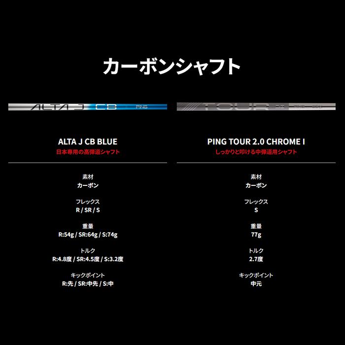 PING i240 IRON / ピン i240 アイアン 単品(3I-9I,PW,UW) 2025年モデル PING純正(標準)カーボンシャフト 2種類 単品アイアン 送料無料_14