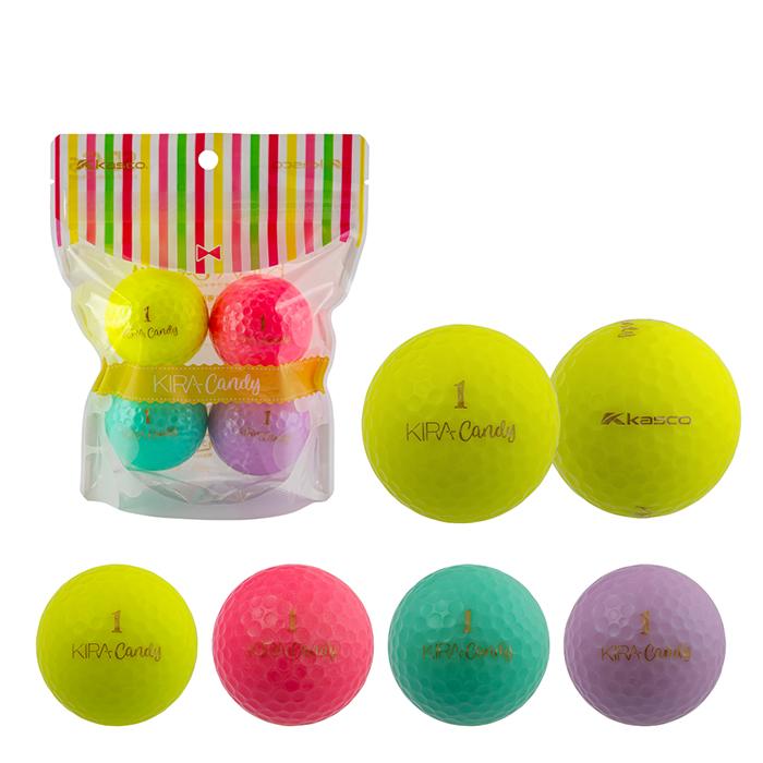 KIRA kasco Candy GOLFBALL / キャスコ キラキャンディ 12個(4個入り×3