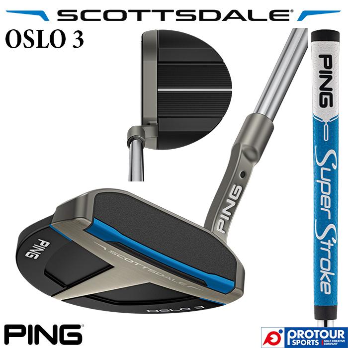 PING Scottsdale Oslo 3 パター HC付き　33inch PING（ピン） PING SCOTTSDALE OSLO 3 / ピン スコッツデール オスロ 3