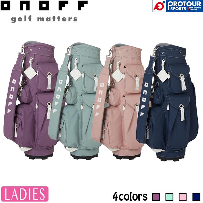 新品 ONOFF オノフ レディース キャディバッグ OB0726 ピンク ONOFF（オノフ） キャディバッグ レディース Caddie Bag OB0726 【2026