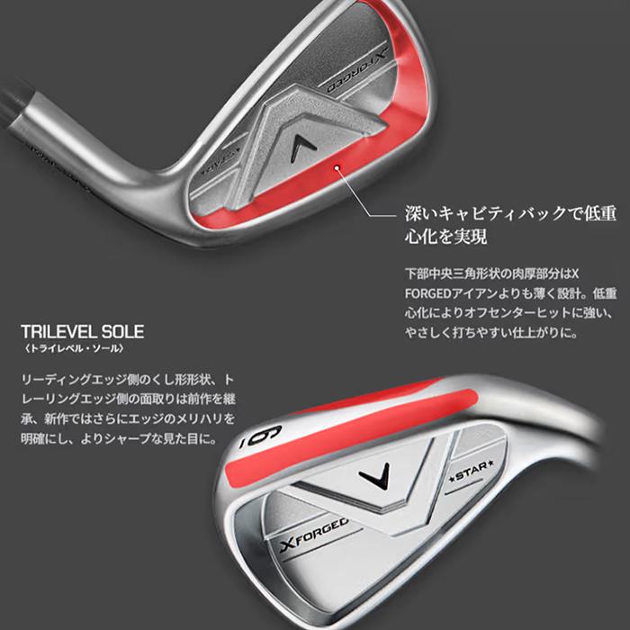 X（キャロウェイゴルフ） Callaway X FORGED STAR IRON / キャロウェイ