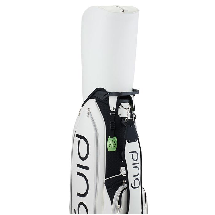 PING ゴルフバッグ ホワイト ブラック PING ゴルフ キャディバッグ 白黒 スタンド型 美品 ホワイト ゴルフ