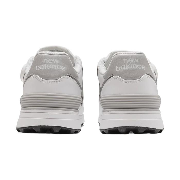 【在庫限り】NEW BALANCE UNISEX UG574BC4 / ニューバランス 574 v4 SL BOA ゴルフシューズ ユニセックス 2025年モデル White with Grey 2E/4E スパイクレス_2