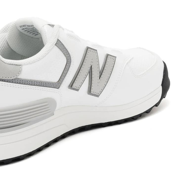 【在庫限り】NEW BALANCE UNISEX UG574BC4 / ニューバランス 574 v4 SL BOA ゴルフシューズ ユニセックス 2025年モデル White with Grey 2E/4E スパイクレス_9