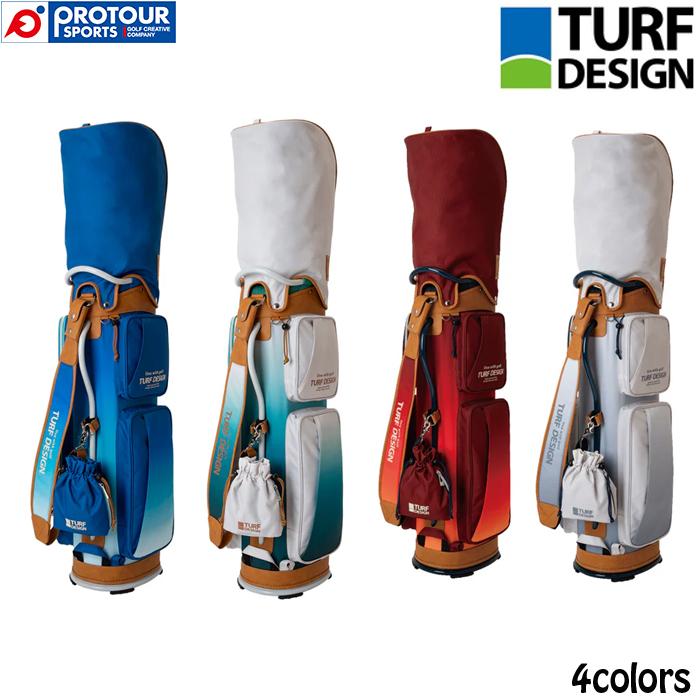 【限界価格】ターフデザイン　キャディバッグ TURF DESIGN キャディバッグ レッド 2024 TDCB-BD70｜ターフデザイン