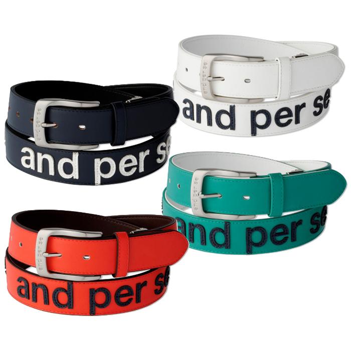 and per se（アンパスィ） 【在庫限り】and per se LOGO BELT AMS7433