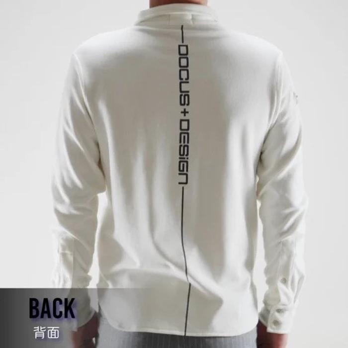 DOCUS+DESIGN ホワイト 長袖シャツ DOCUS（ドゥーカス） HARAKEN DOCUS DCM24A013 Long Sleeve BD Pro