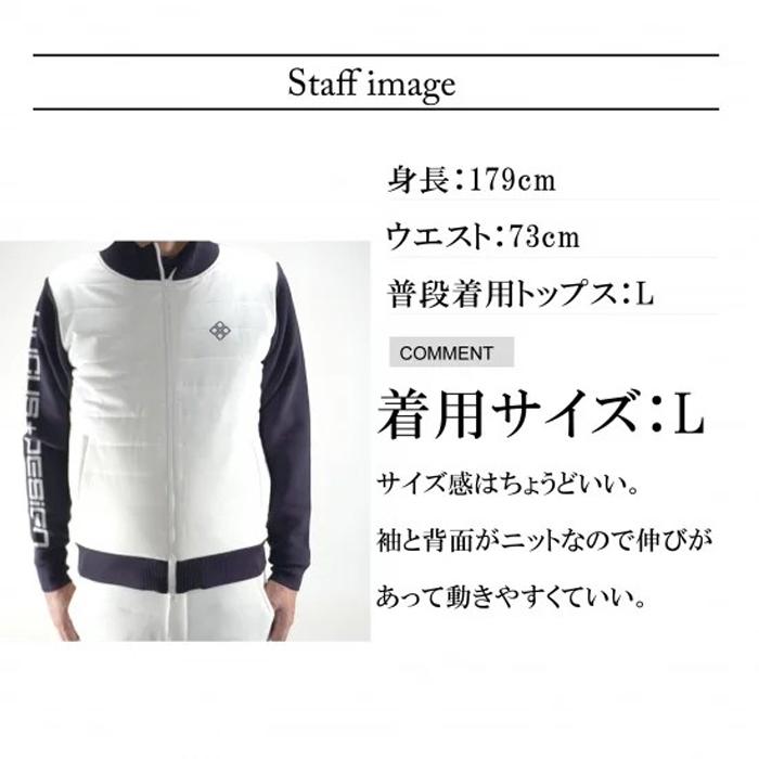 HARAKEN DOCUS DCM24A001 DD Volume Jacket / ドゥーカス ボリュームジャケット 2024秋冬新作 全2色 メンズ ゴルフウェア シンプル セットアップ 24aw_12
