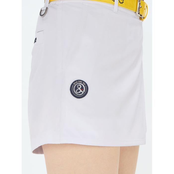 and per se アンパスィ　ショートパンツ　ゴルフ　ズボン　ロゴ　ホワイト 20％OFFセール】ショートパンツ メンズ アンパスィ and per se