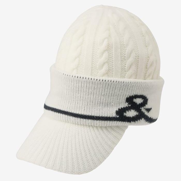 アンパスィ メンズ ニットキャップ AMF8515 10 ホワイト [2025年秋冬モデル] and per se（アンパスィ） 【在庫限り】and per se AMF8515