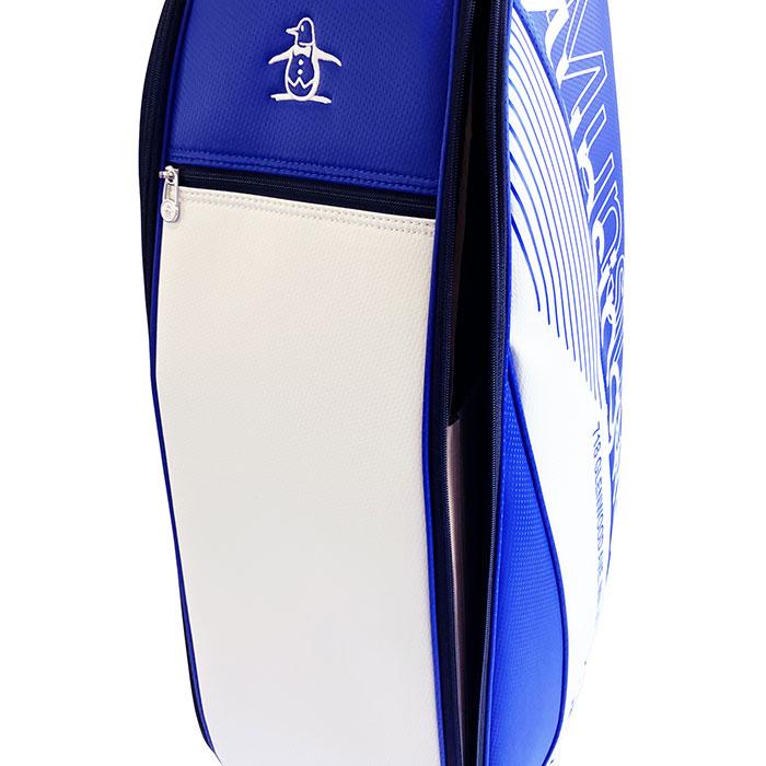 美品 マンシングウェア（Munsingwear）キャディバッグ ネイビー 白 青 Munsingwear（マンシングウェア） 【在庫限り】Munsingwear MG5FCB03MB