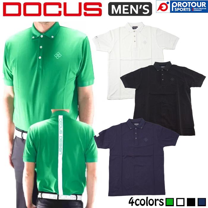 ドゥーカス DOCUS DESIGN ドゥーカス ゴルフ半袖 ポロシャツMサイズ DOCUS（ドゥーカス） HARAKEN DOCUS DCM25S001 Line Polo / ドゥーカス