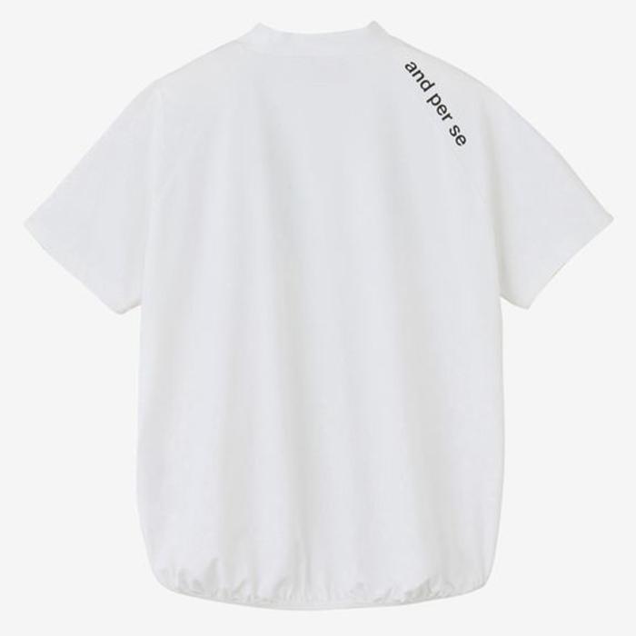 【在庫限り】and per se RD H/S FIBO SHIRT AFS9536V5 / アンパスィ リファインドライFIBOシャツ レディース 2026年モデル アンパシー ゴルフウエア 半袖の画像