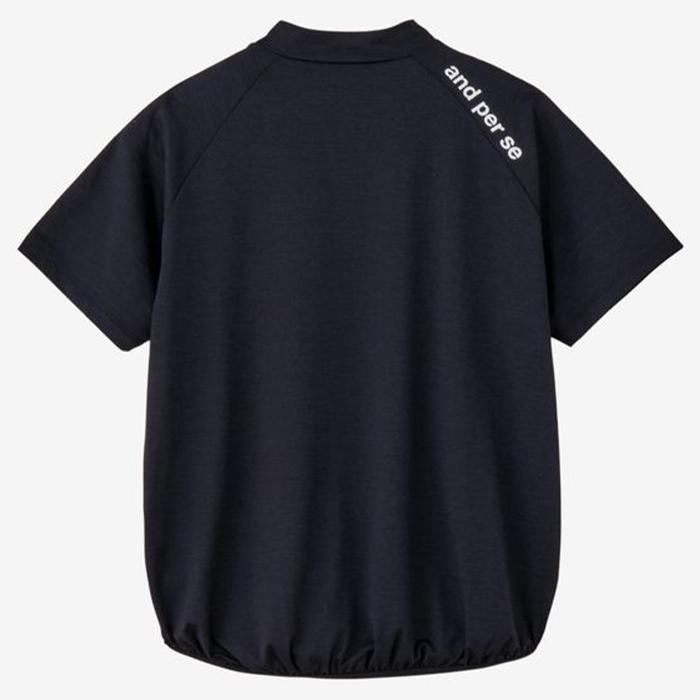 【在庫限り】and per se RD H/S FIBO SHIRT AFS9536V5 / アンパスィ リファインドライFIBOシャツ レディース 2026年モデル アンパシー ゴルフウエア 半袖の画像
