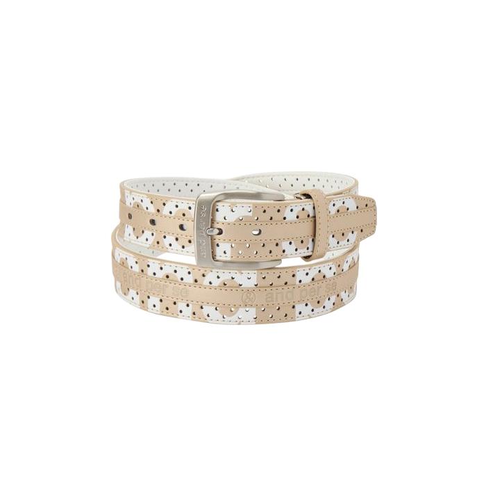 and per se（アンパスィ） 【在庫限り】and per se LOGO PRINTED BELT