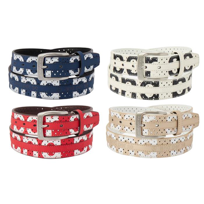 and per se（アンパスィ） 【在庫限り】and per se LOGO PRINTED BELT