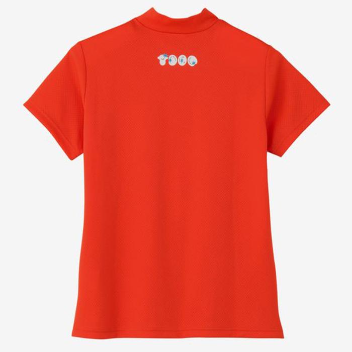 【在庫限り】and per se AFS9546V3 / アンパスィ COOL is COOL ディンプル半袖モックネックシャツ レディース 2026年モデル アンパシー ゴルフウエア 半袖の画像