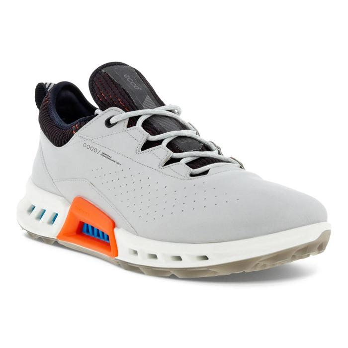 ECCO MEN'S GOLF BIOM C4 GOLF SHOE 130404-57719 CONCRETE/BLACK
