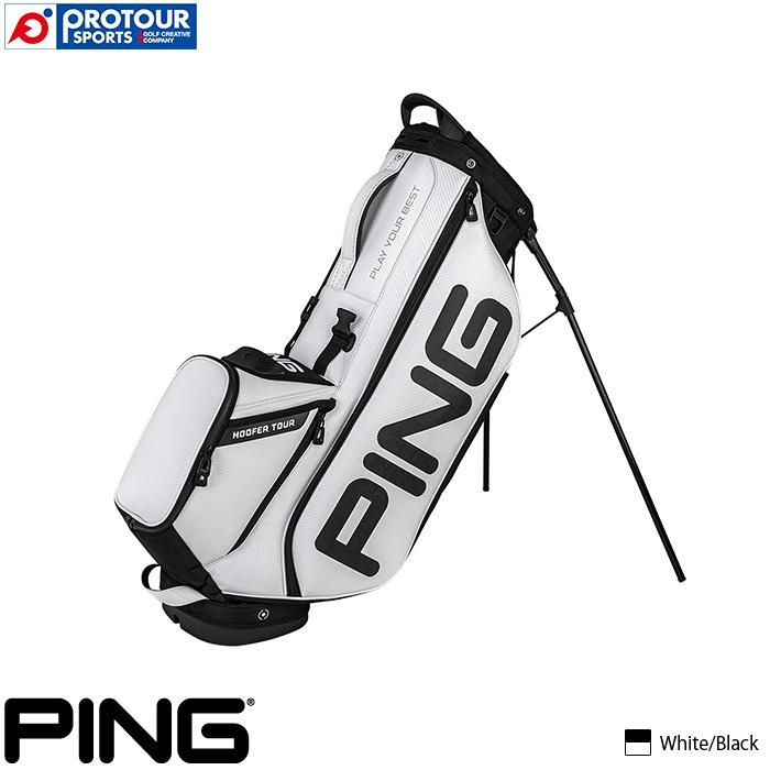 PING キャディバッグ HOOFER TOUR White×Black 【ピン caddie bag