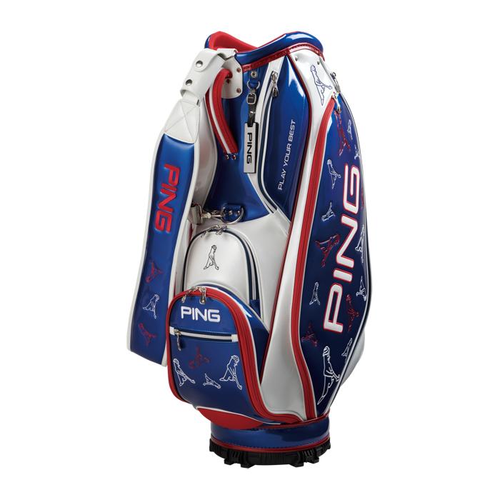 PING CADDIE BAG CB-C221 Mr.PING White Trico / ピン キャディバッグ