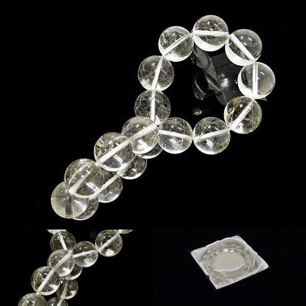 シルバールチル12ミリアップ Original天然石] 細針の輝き シルバールチル [12mm]100094 : PROUD