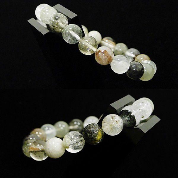 特選品天然石] ガーデンクオーツ 庭園水晶 [10.5mm]100193 : PROUD