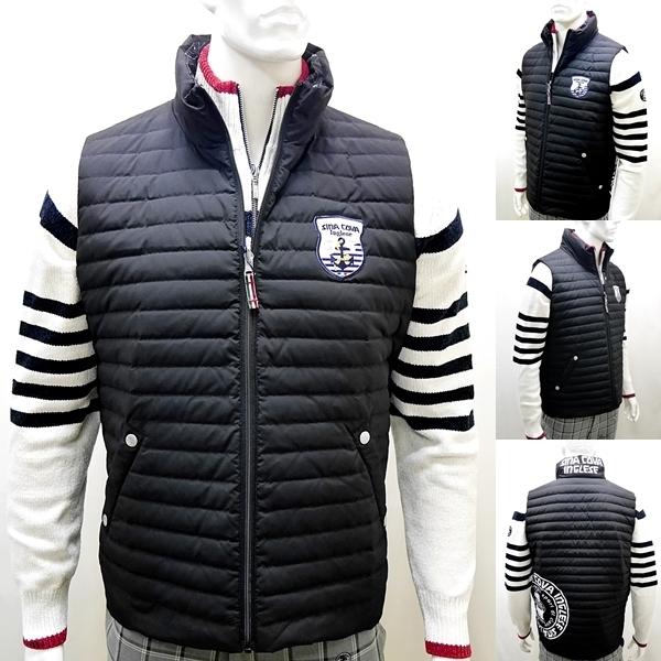 SINA COVA / ダウンベスト/L/ポリエステル/BLK/7213040 SINA COVA◇ダウンベスト/L/ポリエステル/BLK/7213040 SINA COVA