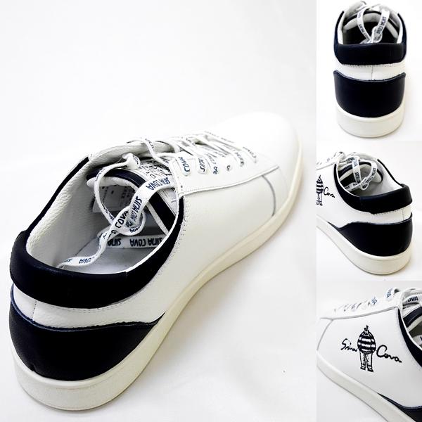 SINA COVA 新品未使用 SINA COVA（シナコバ） レザースニーカー 26cm ゴルフ タウンウェア