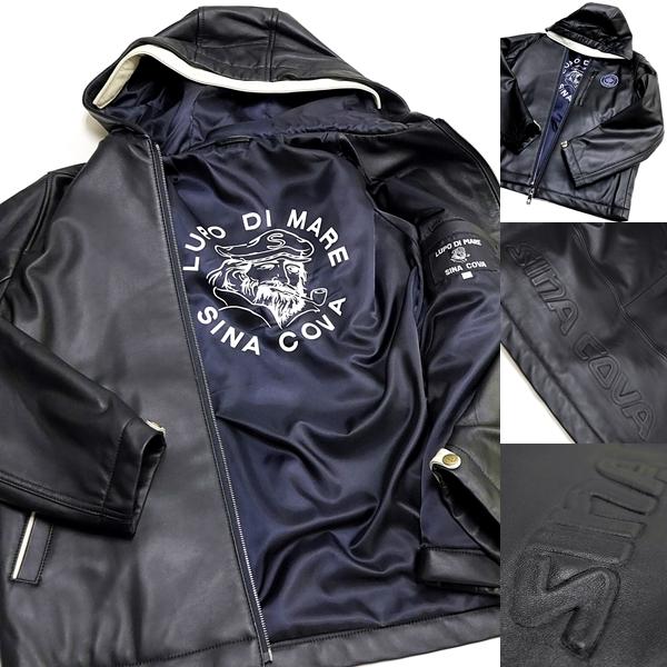シナコバレザージャケットL SINA COVA（シナコバ） ジャケット レザー L ゴルフ タウンウェア 羊革