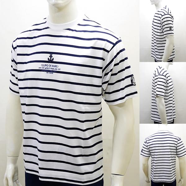 【新品未使用】SINA COVA マリンボーダー 七分丈 M SINA COVA（シナコバ） アウトレット Tシャツ 半袖 LL ゴルフ タウン