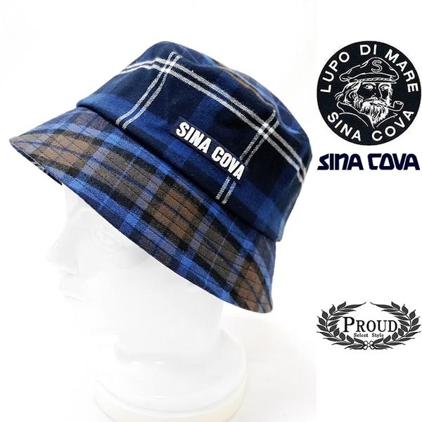 シナコバ バケットハット 帽子 ゴルフ メンズ レディース兼用 チェックデザイン 16500円 新作24AW 2491414 sc KAf m 24277730 | SINA COVA