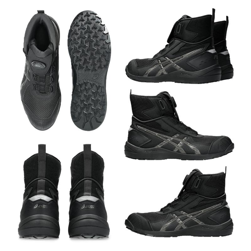 新品asicsウィンジョブ BOA ハイカット ブラック ASICS（アシックス） 【予約/9月中旬発売予定】アシックス 安全靴