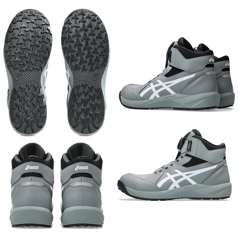 asics BOA安全靴 グレー/ホワイト　２６センチ 楽天市場】[新作] アシックス 安全靴 ウィンジョブ CP214 TS BOA