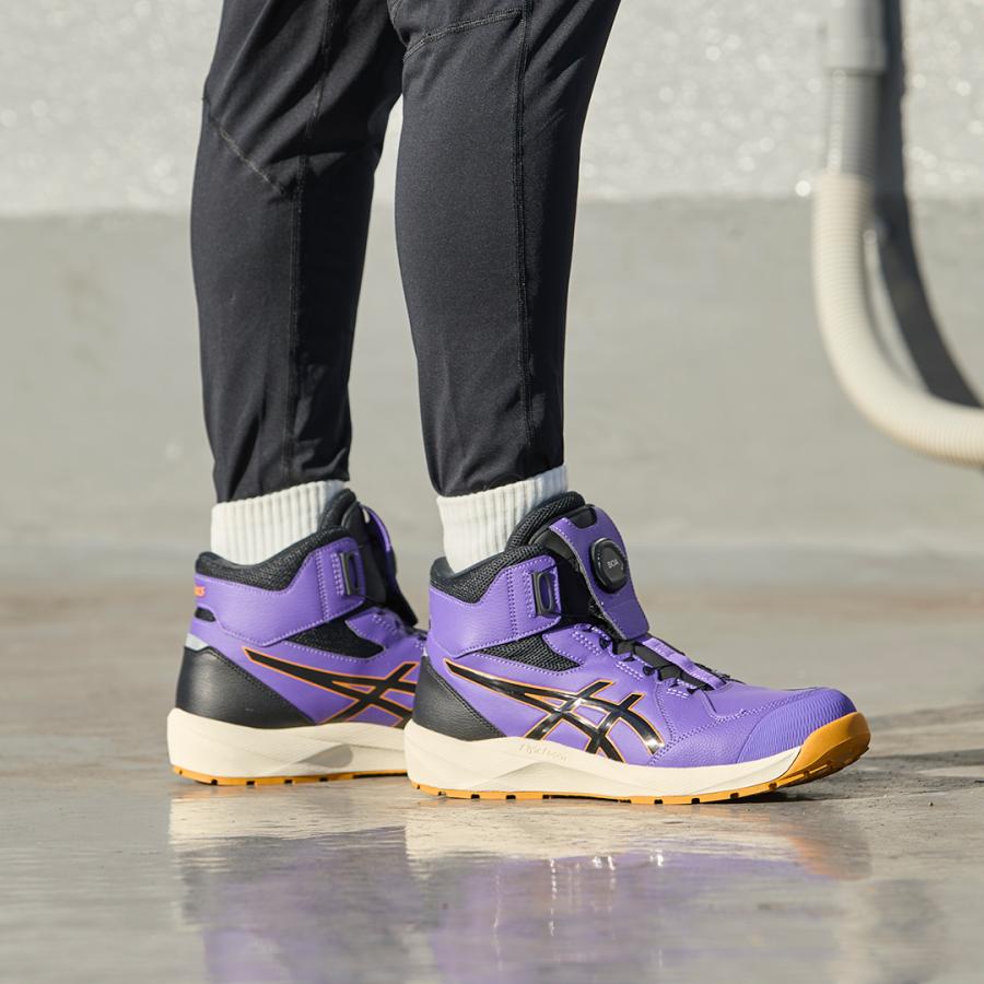 美品 asics安全靴 ウィンジョブ 24.0 限定色 迷彩　BOA ハイカット ASICS（アシックス） 限定色安全靴 ハイカット ウィンジョブ CP314 BOA