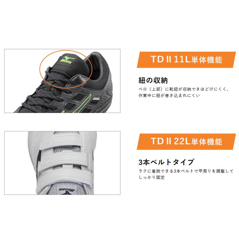 ミズノ（MIZUNO）安全靴 オールマイティTDII11L　F1GA2300　MIZUNO ENERZY搭載　ローカット｜proues｜09