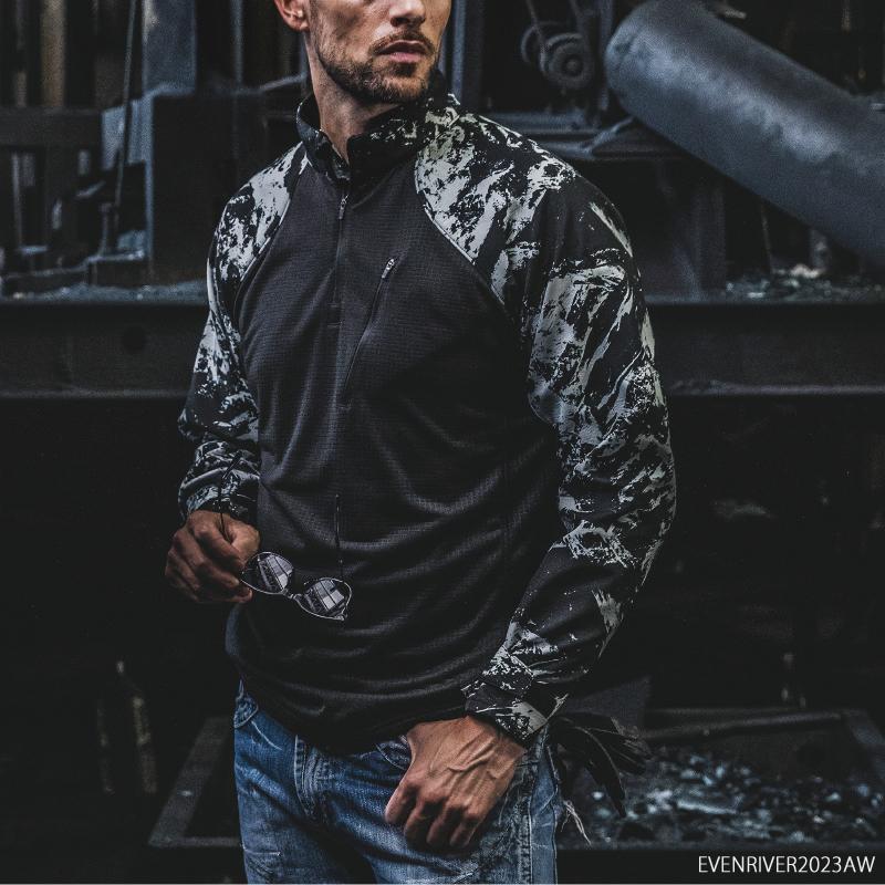 EVENRIVER（イーブンリバー） ME206 ドライリテンションハーフジップ