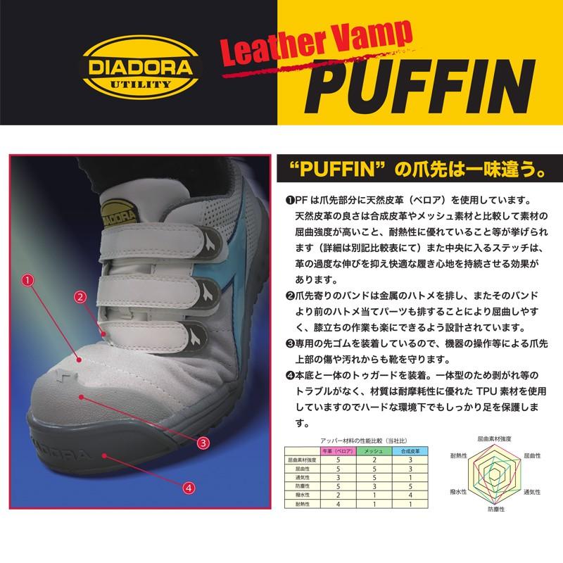 Diadora Utility ディアドラ 安全靴 Puffin パフィン ローカット ベルト 送料無料 一部地域を除く メーカー在庫 Pf プロウエス ヤフー店 通販 Yahoo ショッピング