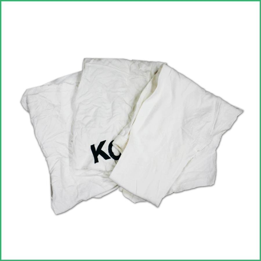 白色厚メリヤスウエス(リサイクル生地) 20kg梱包/4kg×5袋  布 メンテナンス 掃除 油拭き 布 メンテナンス 掃除｜proues｜02