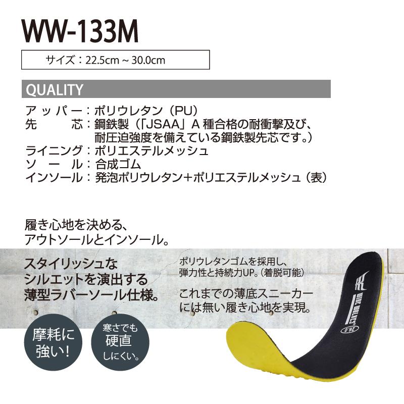 おたふく 安全靴 ローカット おたふく手袋 ワイドウルブス WW-133M