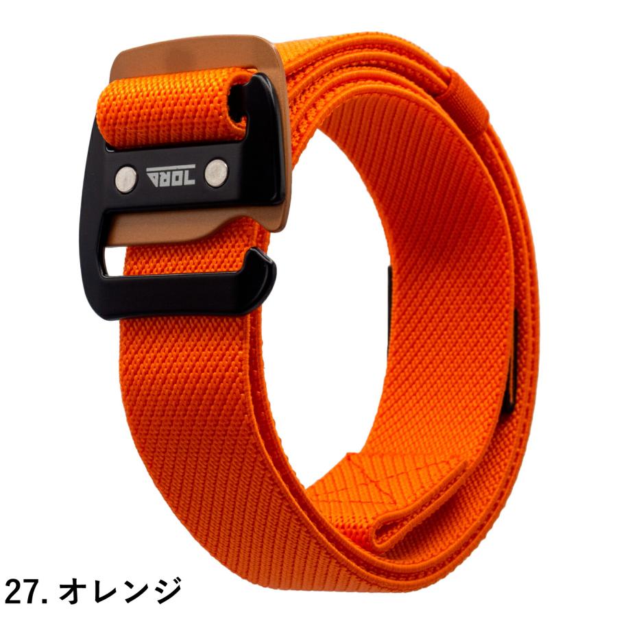 寅壱 ストレッチベルト 0735-934 W70-110cm対応 金属バックル