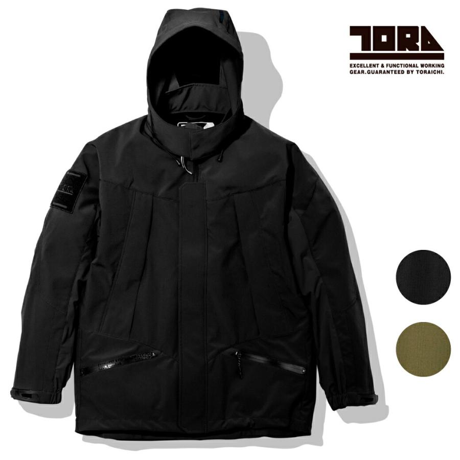 寅壱 シェルジャケット 3820-154 TORAICHI 撥水 ストレッチ フード付き
