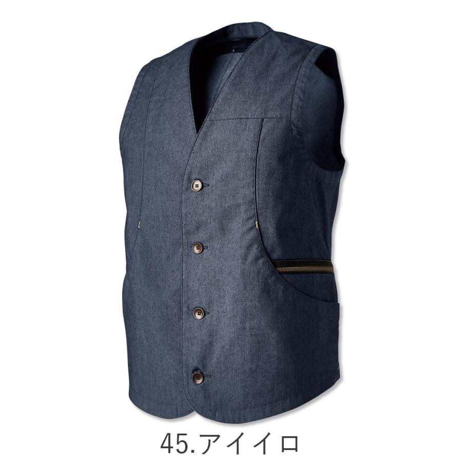 Nishi送料無料/新品未使用RRL 春夏用 sax blueベスト（L) TSDESIGN ニッカーズ ワークベスト 5538 SS S M L LL TSクロステック