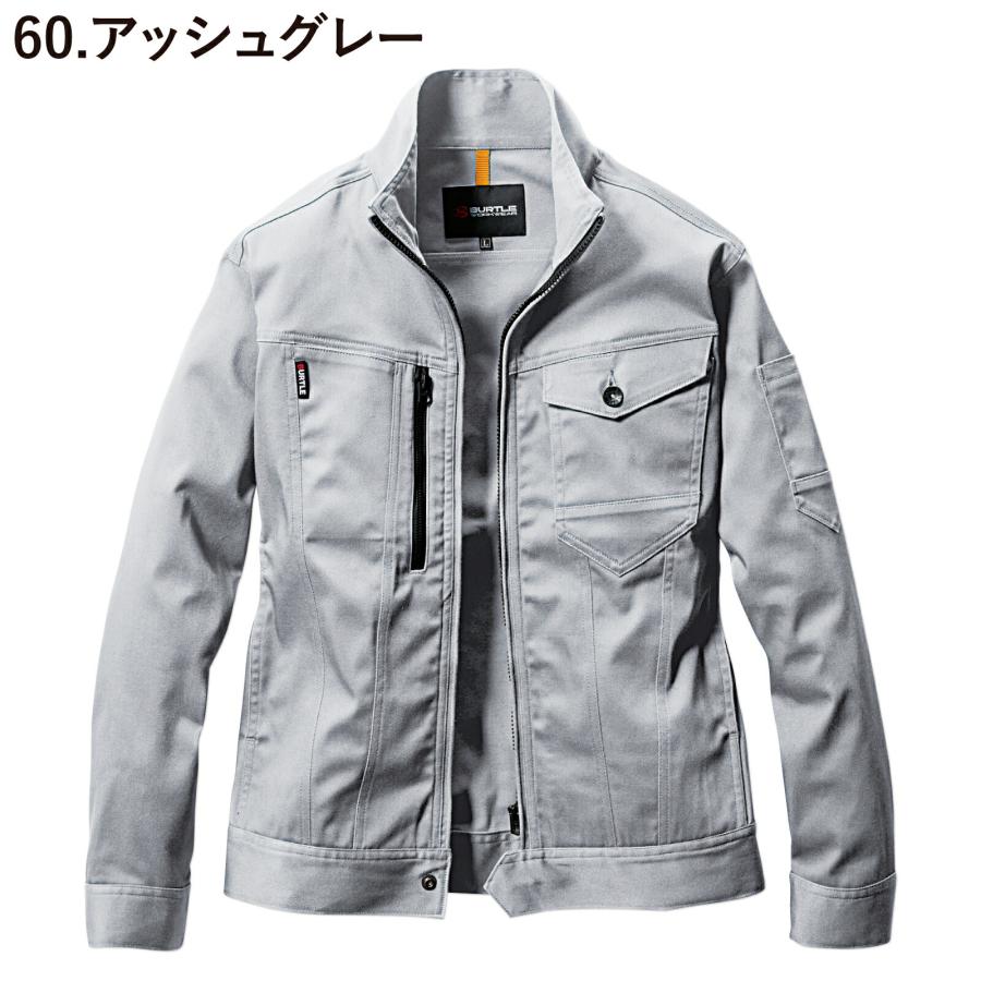 バートル 作業着 ジャケット 671 ストレッチ スリム メンズ レディース 通年 おしゃれ ブルゾン 作業服 BURTLE |  | 10