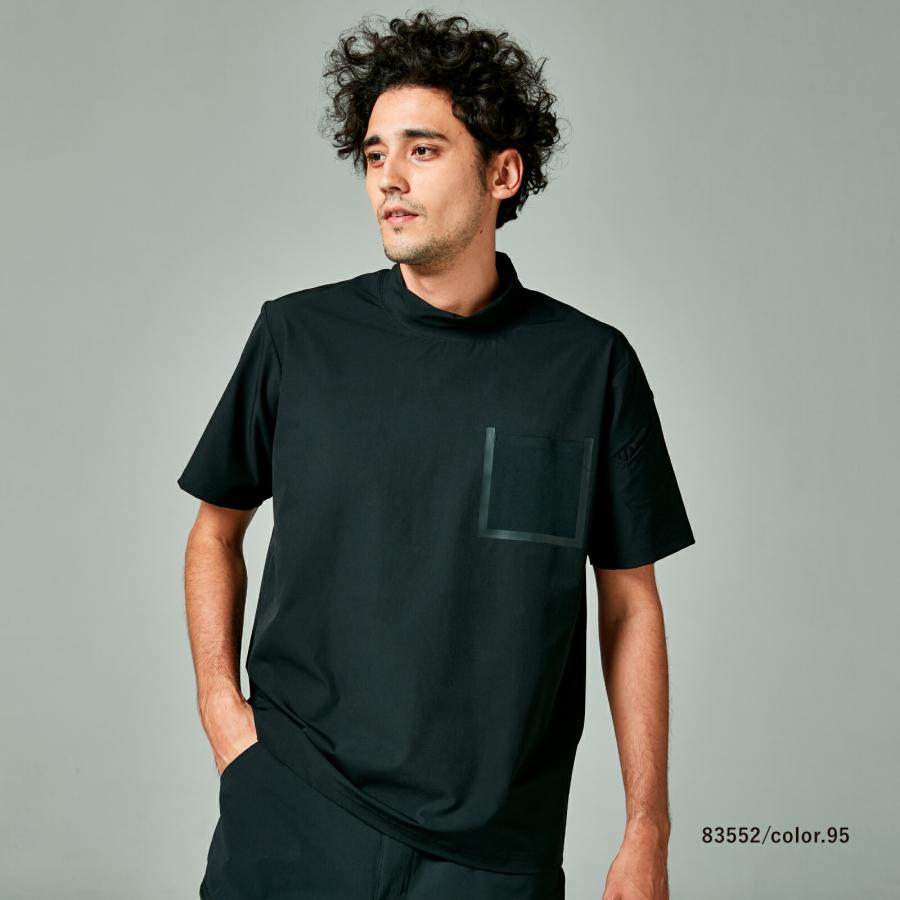 もる 春夏用 TS DELTA スウェットモックネックTシャツ 83552