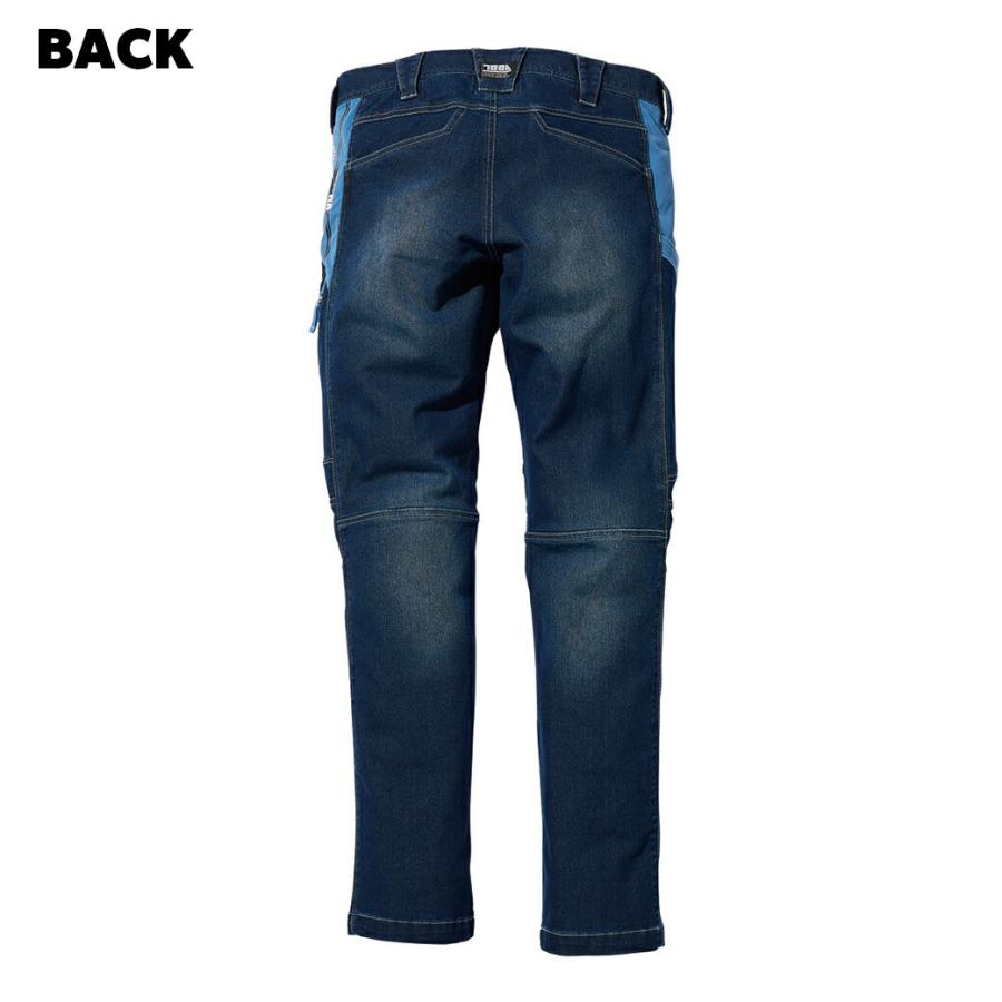 寅壱 デニム カーゴパンツ 8860-219 ストレッチ 遮熱 春夏 吸汗