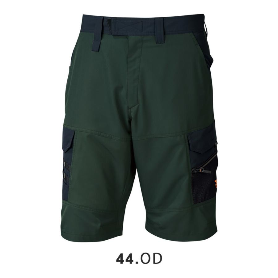 寅壱 カーゴハーフパンツ 《9274-241》3LTORAICHI ストレッチ 反射材