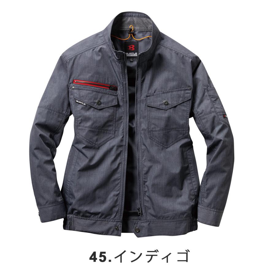 空調服 エアークラフト 長袖ブルゾン AC7141SS S M L LLBURTLE 長袖