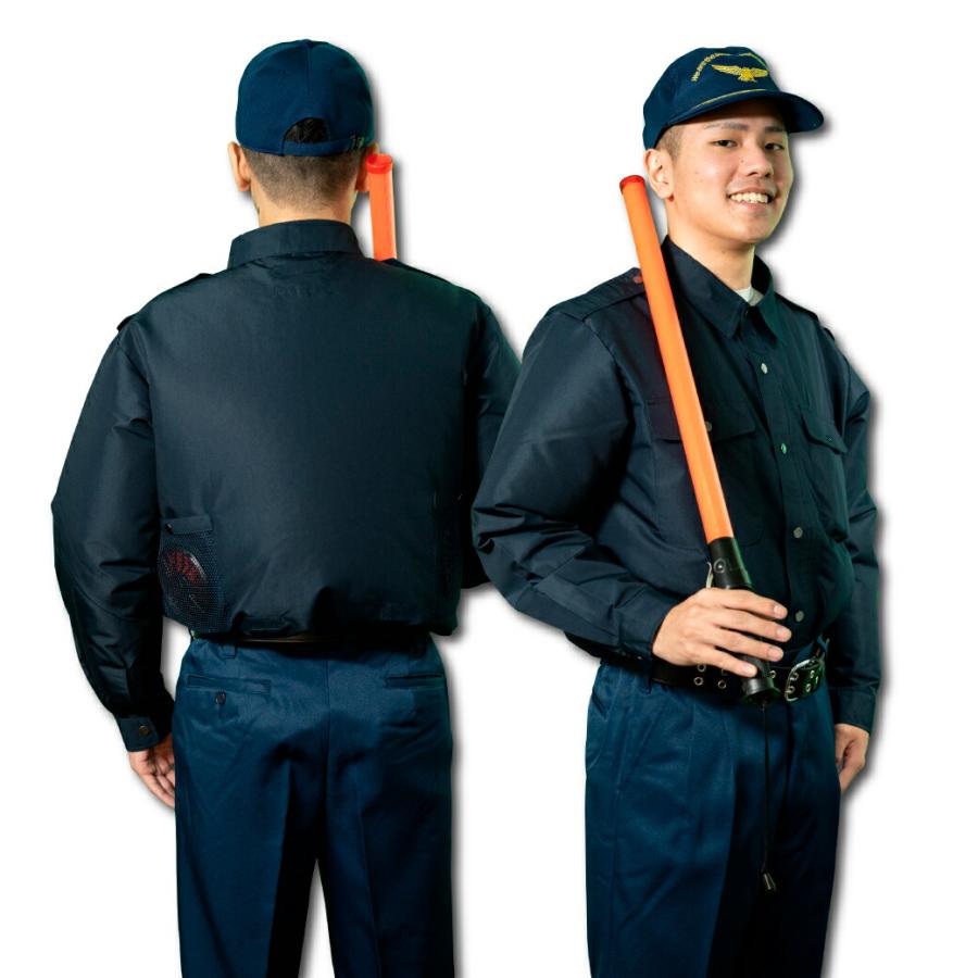 空調風神服 警備服 長袖シャツ 服のみ KU92029 作業着 作業服 警備