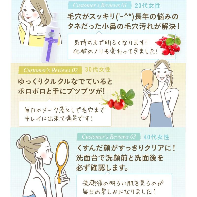 クレンジング オイル 徳用 BIGサイズ (250mL) ローズヒップオイル が主